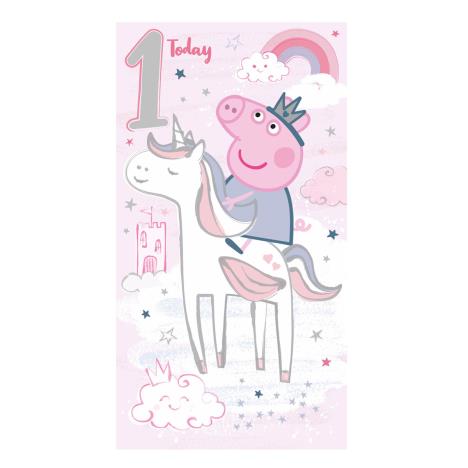 1 Today Peppa Pig 1st Birthday Card £2.10